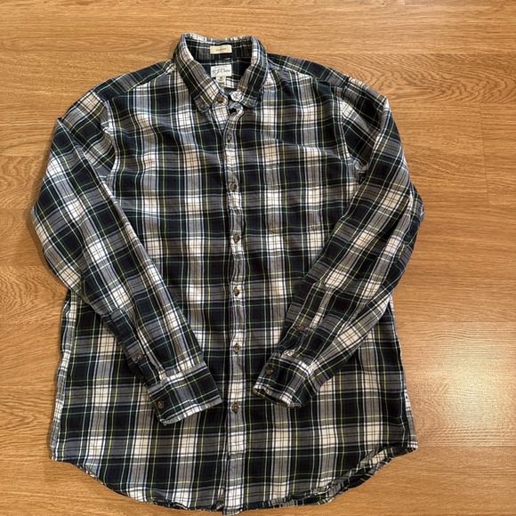 J.CREW Other - J Crew Shirt Mens Medium Classic Fit Multicolor Brushed Twill Long Sleeve Preppy
